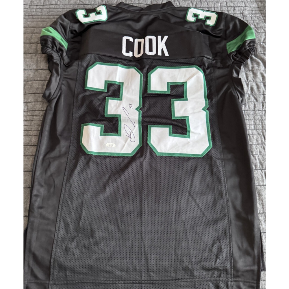 Signed Dalvin Cook Jersey NFL New York Jets Autograph JSA COA Pseudo Game RARE